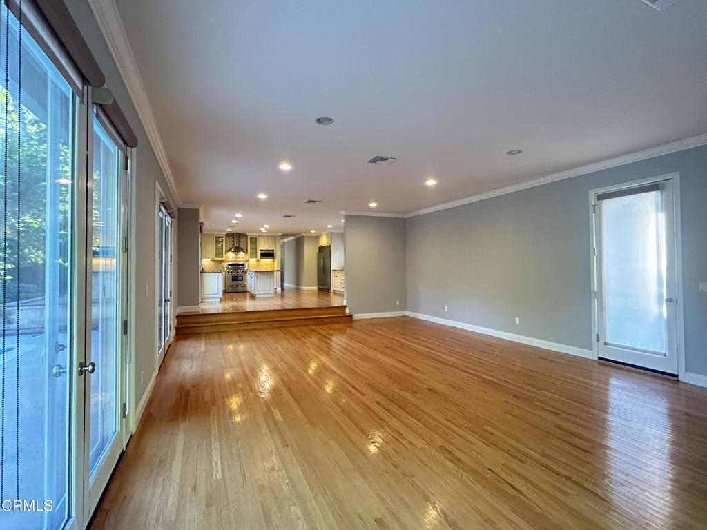 5026 Hook Tree Road La Canada Flintridge, CA 91011 - Photo 5 of 25 a view of empty room with wooden floor and fan