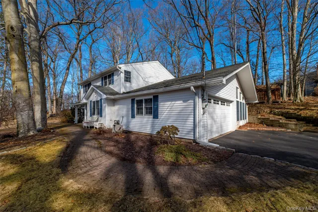 a view of a house with a patio