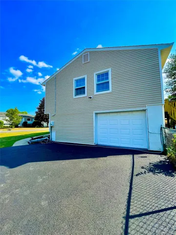 a backyard of a house