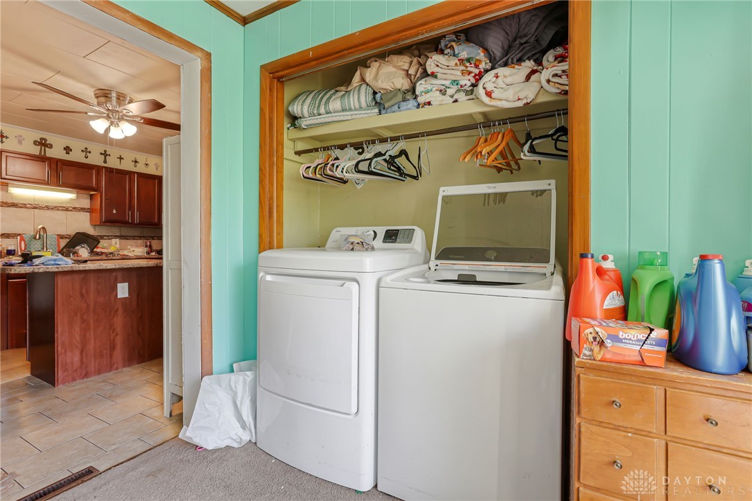 2390 Ridge Road Zanesville, OH 43701 - Photo 26 of 45 This dedicated laundry space offers convenience and efficiency for household chores.