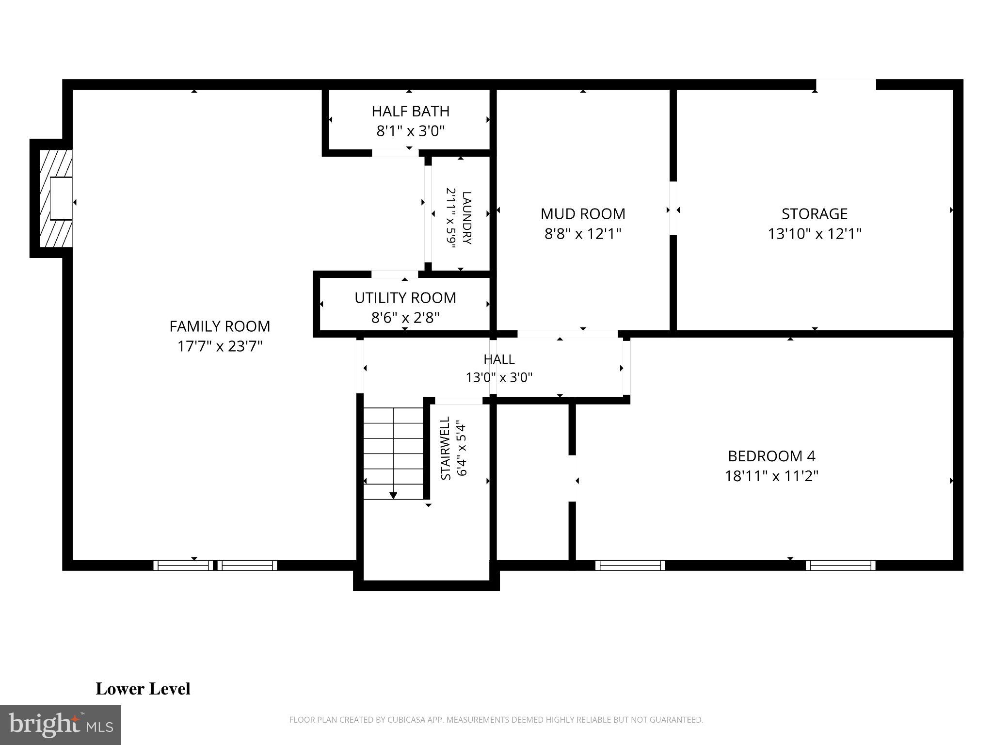 2175 Sebastian Road Fredericksburg, VA 22405 - Photo 36 of 37 Spacious lower level floor plan layout.