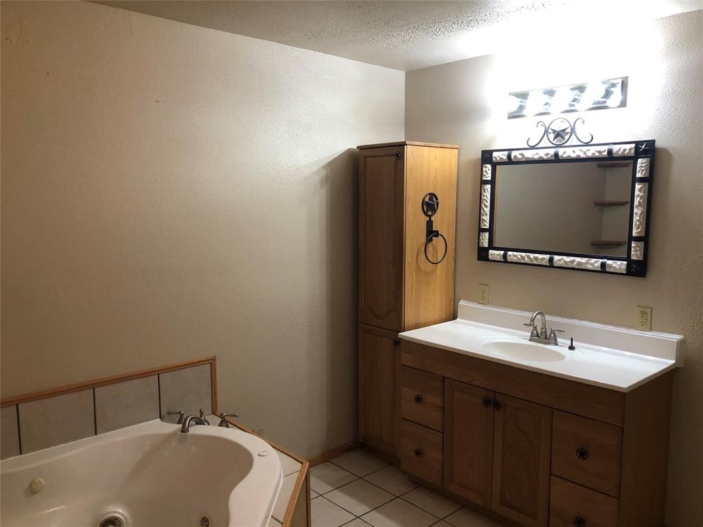 210 Jones Road Graford, TX 76449 - Photo 11 of 25 a bathroom with a sink and a mirror