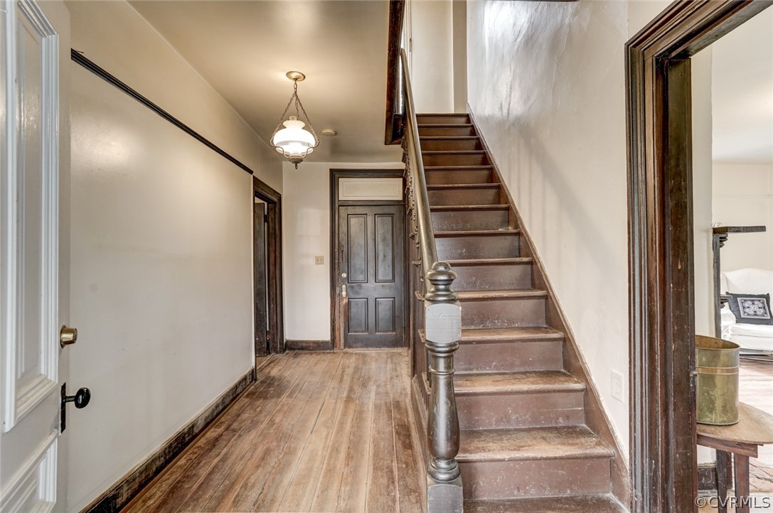4625 Walton Road Louisa, VA 23093 - Photo 25 of 50 a view of a hallway with wooden floor and entryway