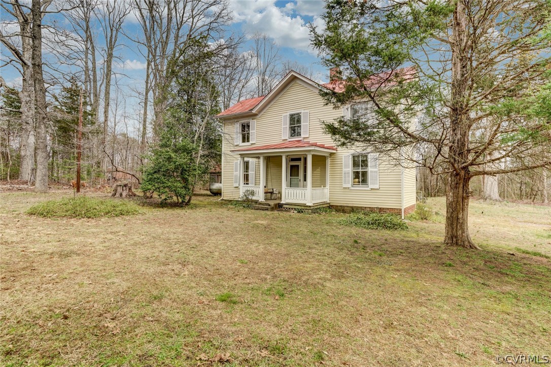 4625 Walton Road Louisa, VA 23093 - Photo 4 of 50 a view of a yard in front of house
