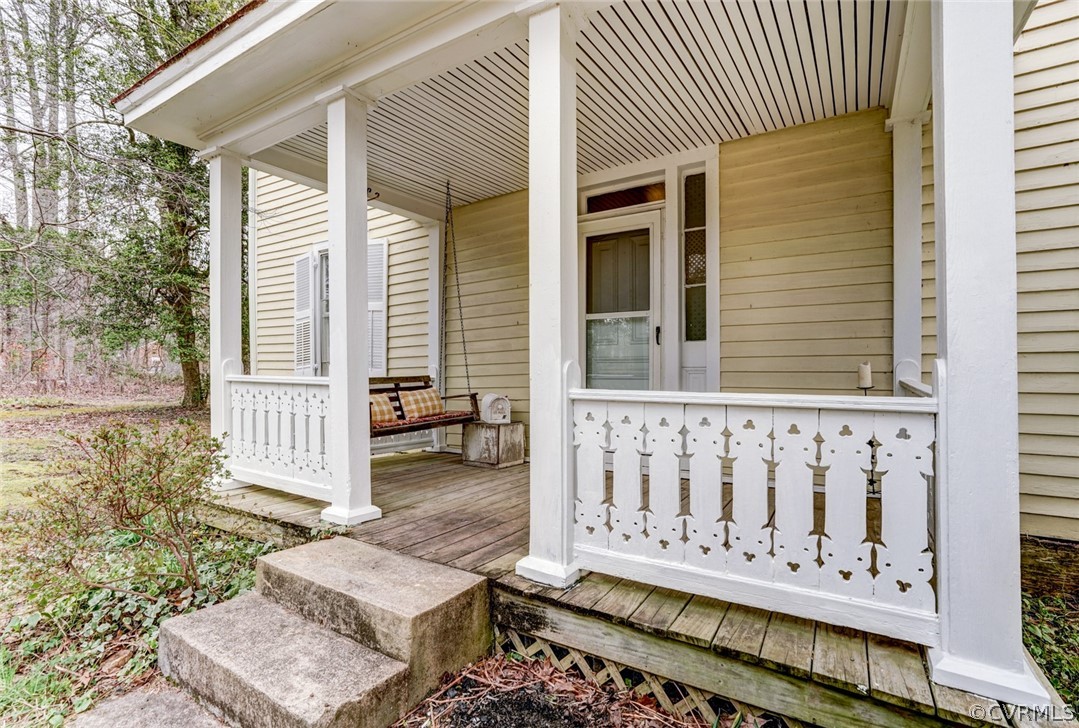 4625 Walton Road Louisa, VA 23093 - Photo 10 of 50 a view of a bench with wooden fence