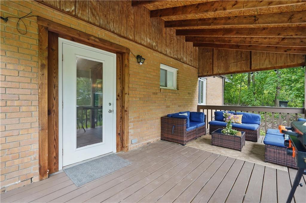 9440 Peebles Road Allison Park, PA 15101 - Photo 31 of 43 covered rear porch