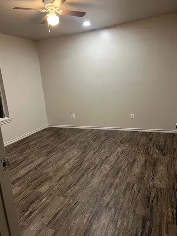 wooden floor in a room