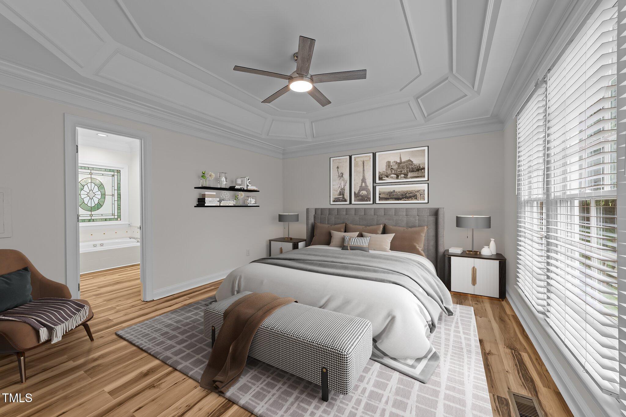2913 Coxindale Drive Raleigh, NC 27615 - Photo 6 of 41 Virtually Staged Owner's Bedroom
