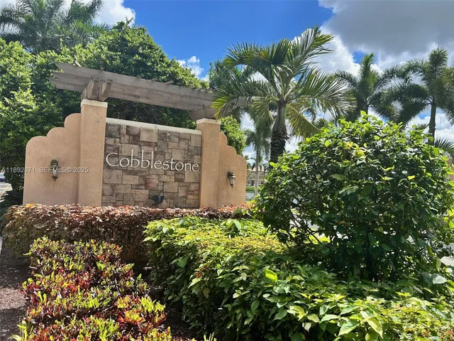a view of a garden with plants