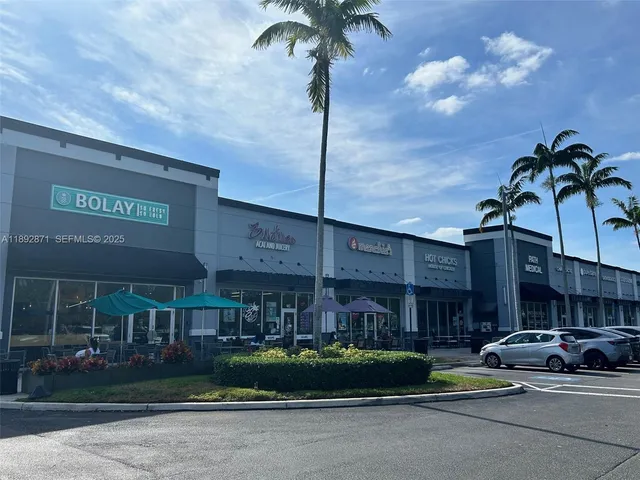 a car parked in front of a store