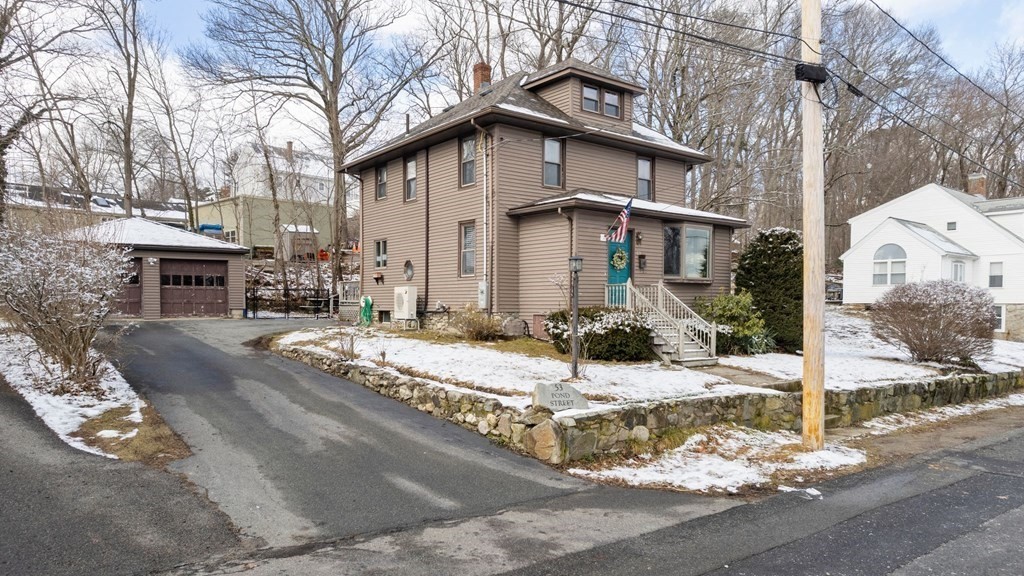 53 Pond Street Canton, MA 02021 - Photo 2 of 31 a white house with tree in front of it