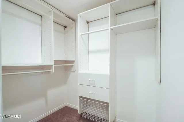 a view of walk in closet