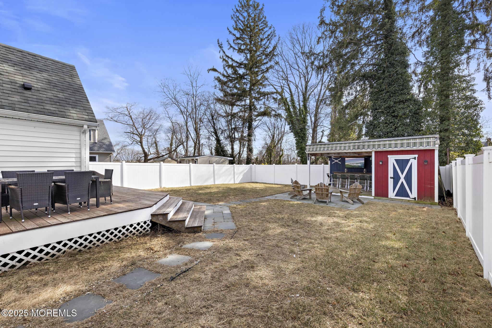 218 Cooper Road Red Bank, NJ 07701 - Photo 37 of 43 a view of back yard of the house