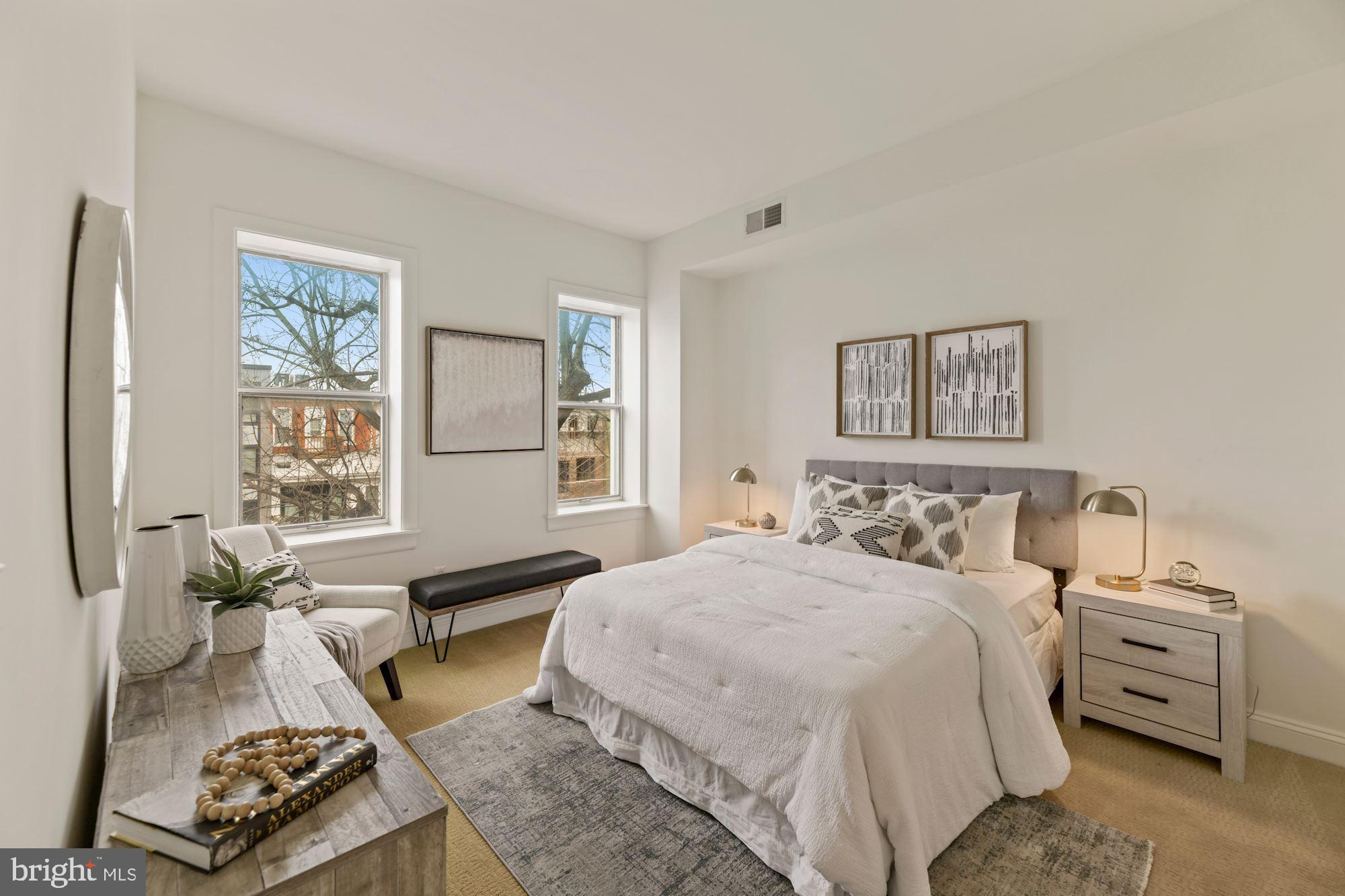 1313 Riggs Street Northwest Washington, DC 20009 - Photo 11 of 35 Upper Level 1 Bedroom