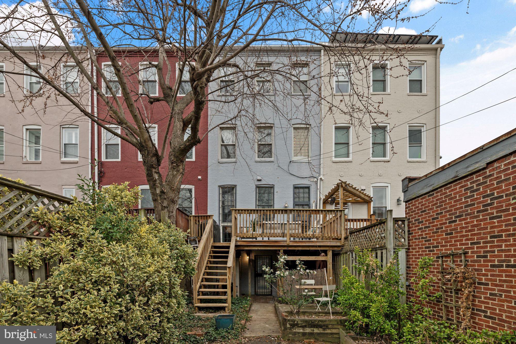 1313 Riggs Street Northwest Washington, DC 20009 - Photo 24 of 35 Exterior Rear with Parking Space