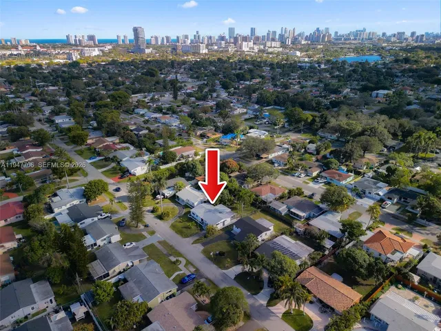 a view of city and ocean