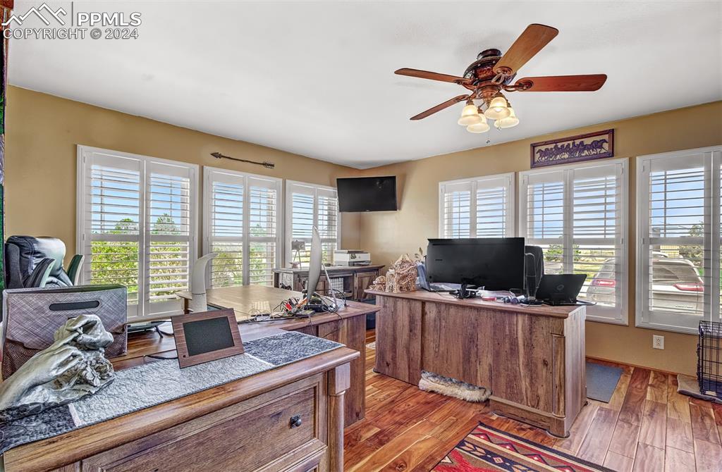 747 Harding Road Rush, CO 80833 - Photo 20 of 50 a view of a workspace with a window