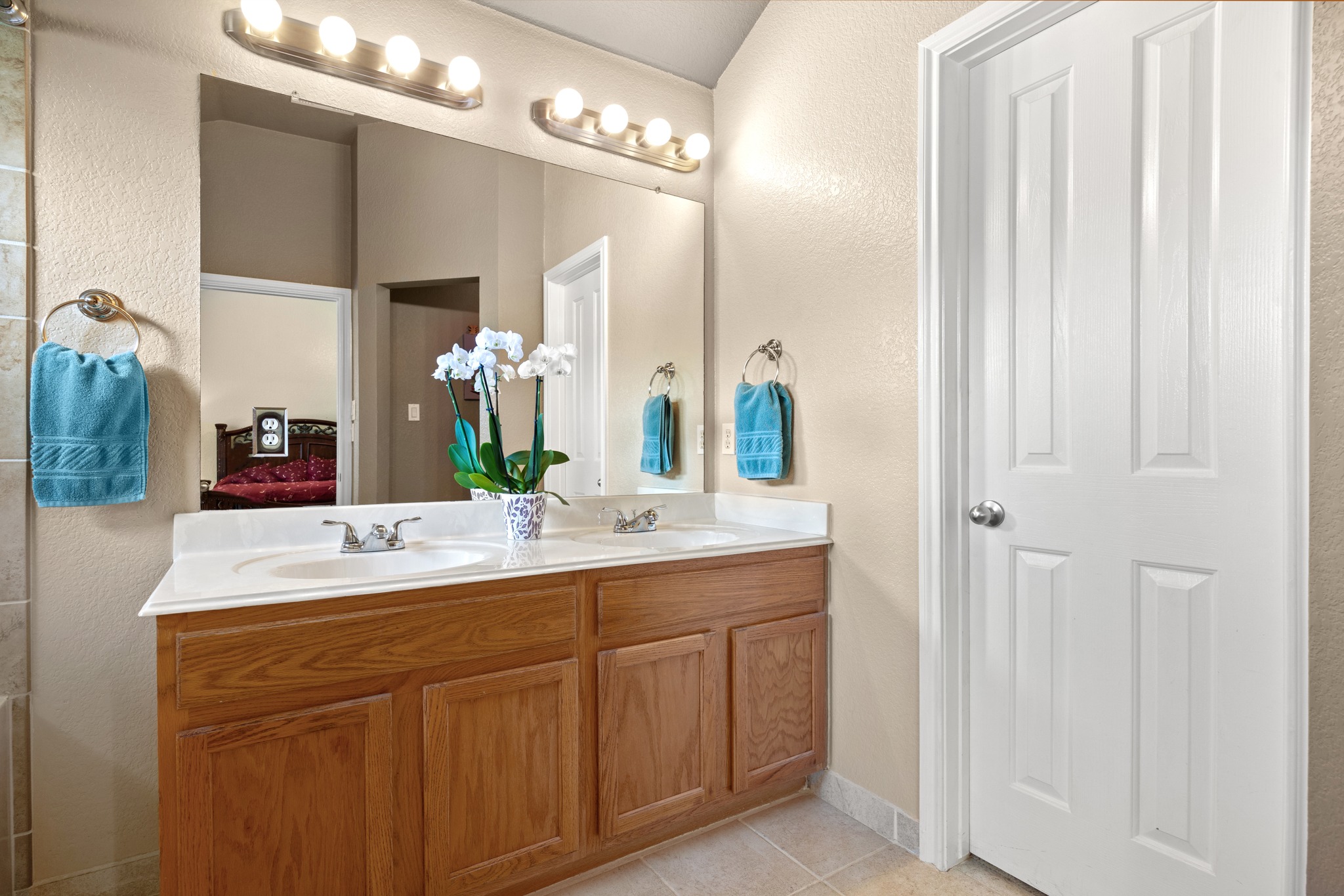 1108 Springbrook Road Pflugerville, TX 78660 - Photo 21 of 37 Double vanity in this bathroom provides convenience and ample counter space.
