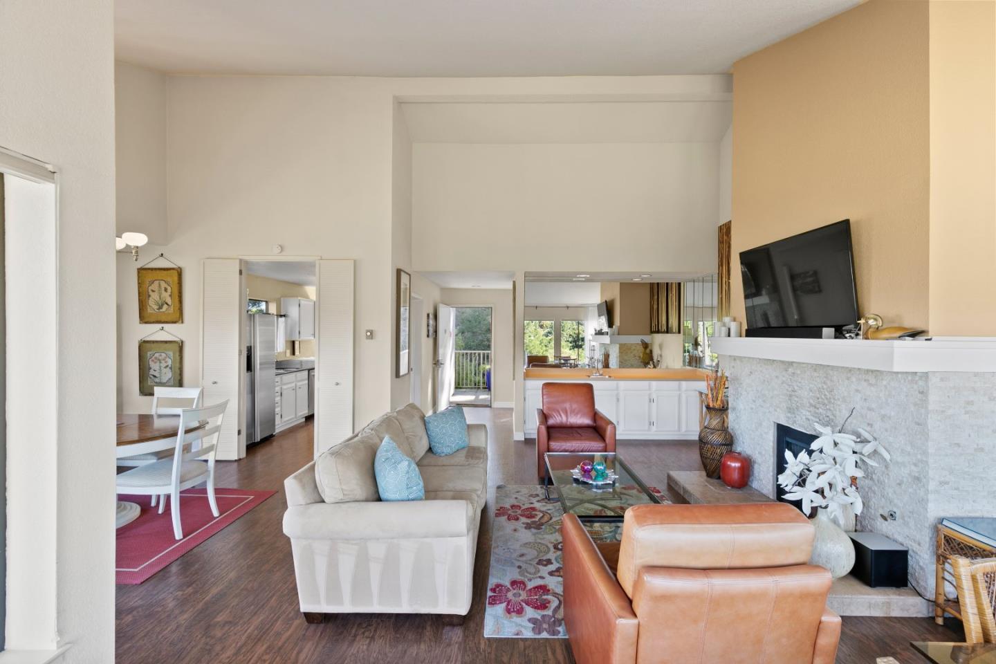 4 Shepherds Knoll Road Monterey, CA 93940 - Photo 11 of 28 a living room with furniture and a flat screen tv
