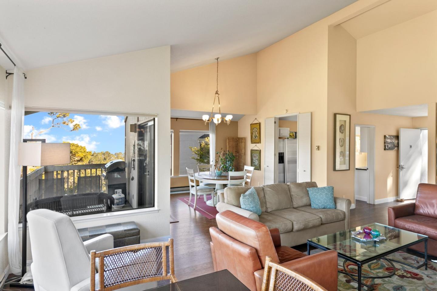 4 Shepherds Knoll Road Monterey, CA 93940 - Photo 12 of 28 a living room with furniture and a large window
