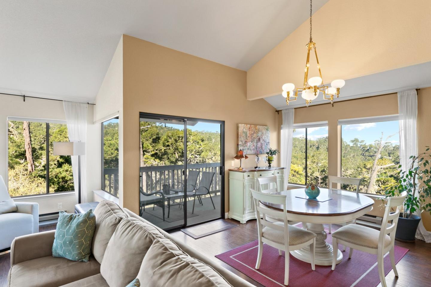 4 Shepherds Knoll Road Monterey, CA 93940 - Photo 4 of 28 a living room with furniture and a large window
