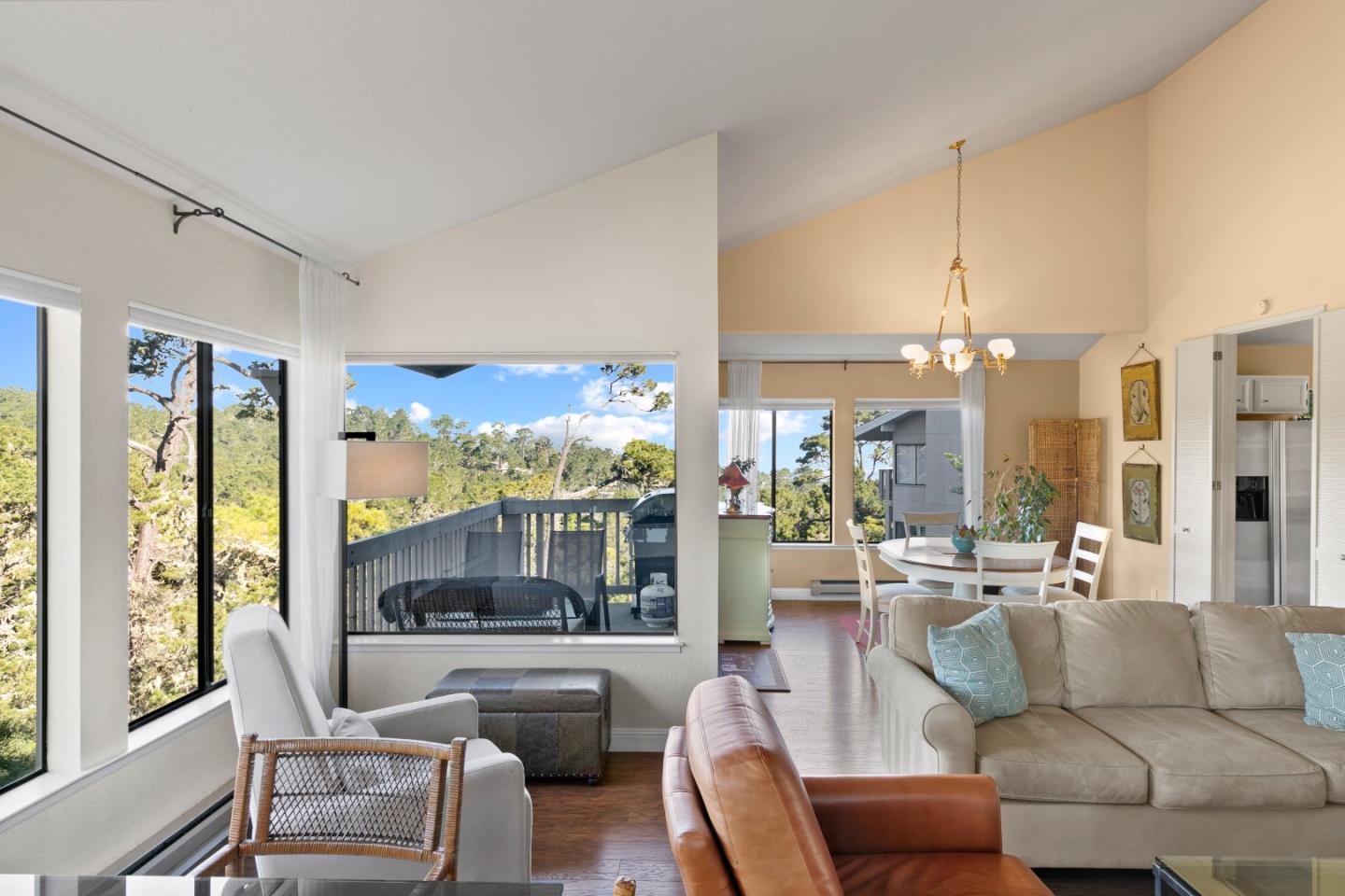 4 Shepherds Knoll Road Monterey, CA 93940 - Photo 5 of 28 a living room with furniture and a large window