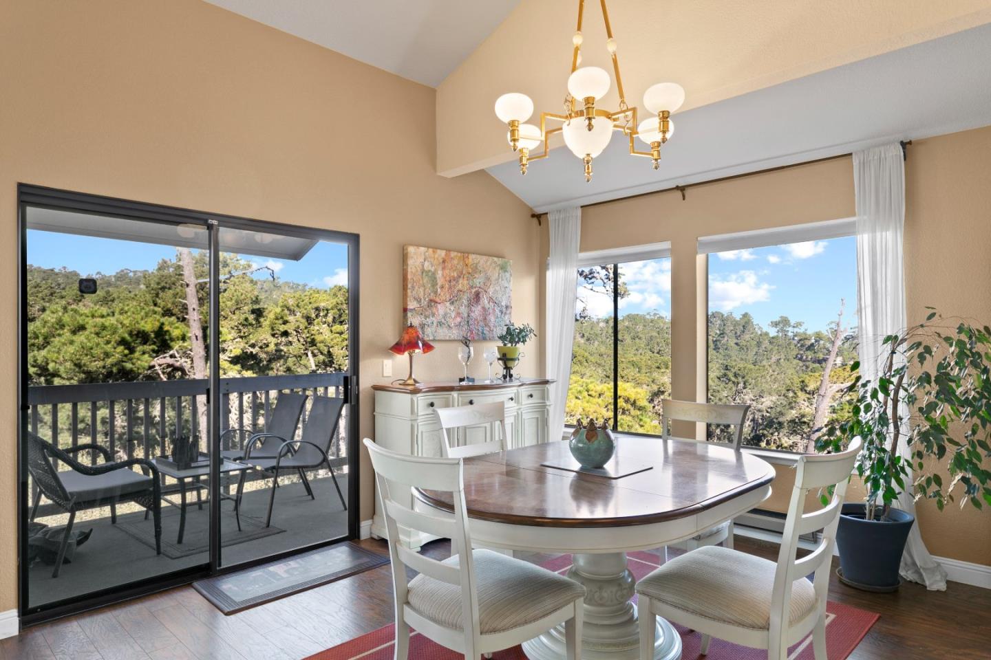 4 Shepherds Knoll Road Monterey, CA 93940 - Photo 10 of 28 a view of a dining room with furniture window and outside view