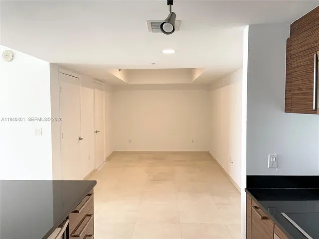 a view of an empty room