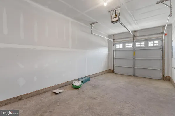 a view of a room with racks