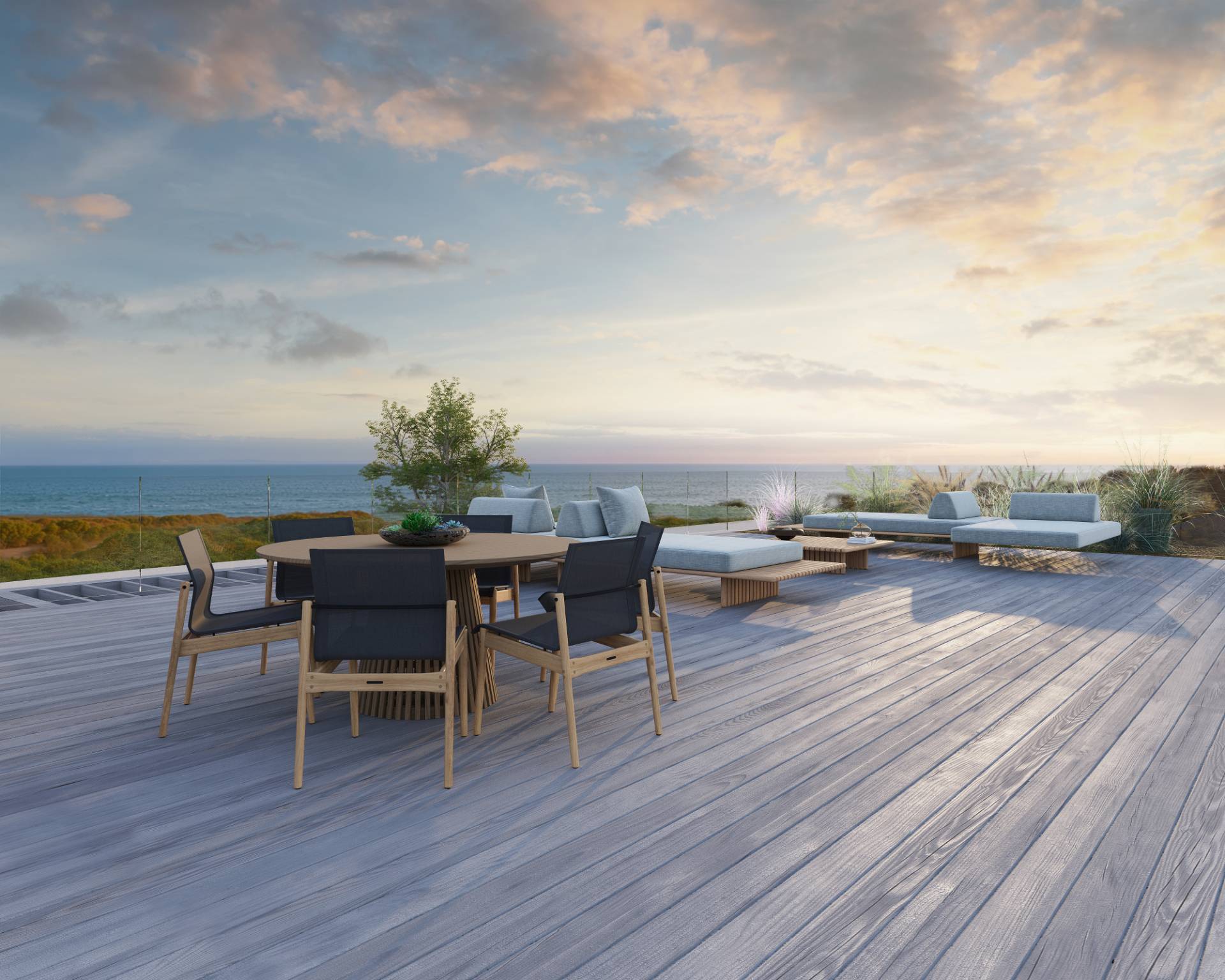 125 Dune Road Bridgehampton, NY 11932 - Photo 23 of 27 a view of a terrace with seating space