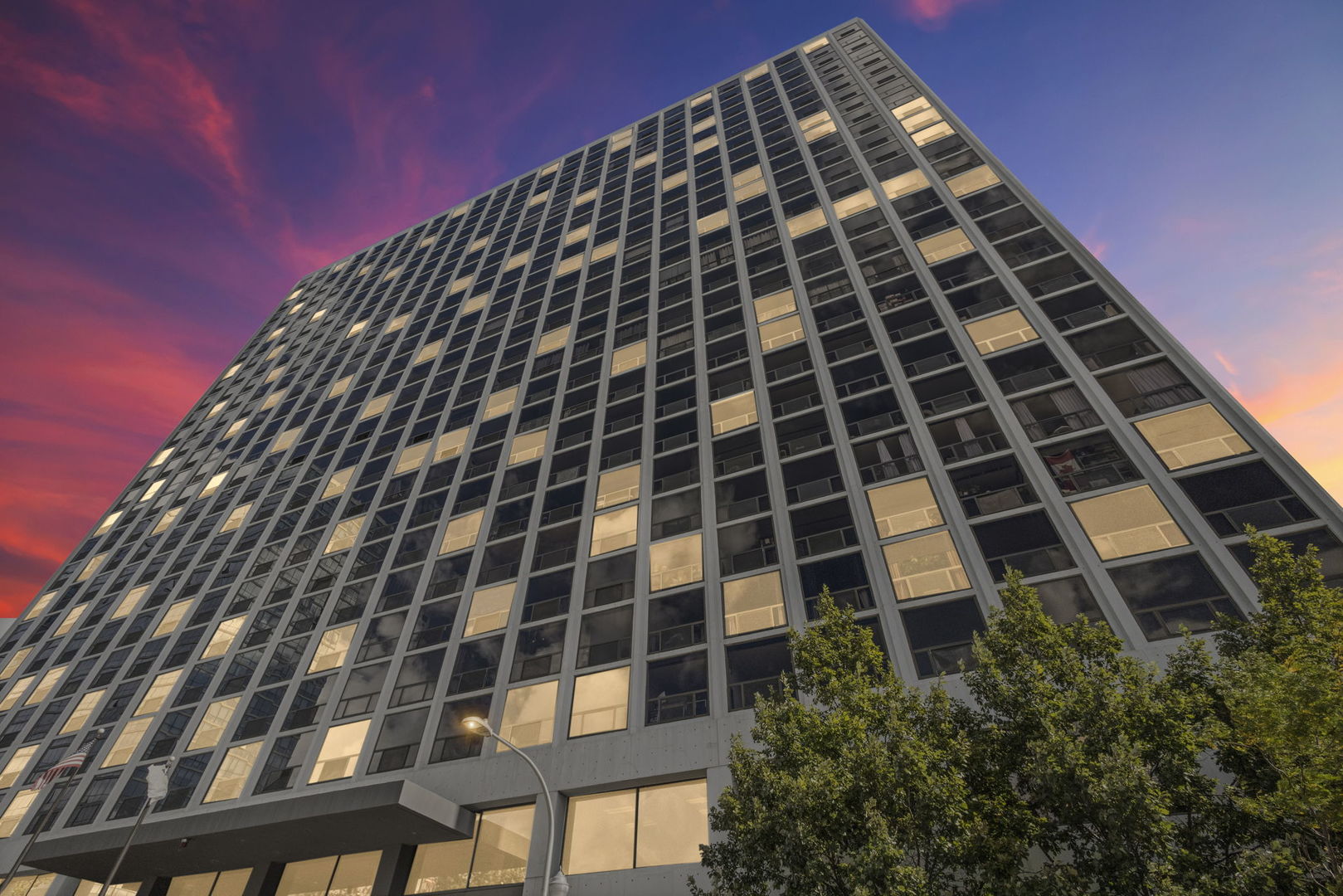 front view of a building