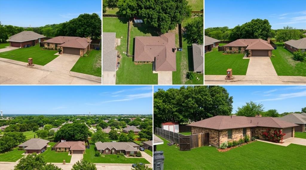 504 Bluebird Lane Red Oak, TX 75154 - Photo 27 of 28 an aerial view of multiple houses with yard