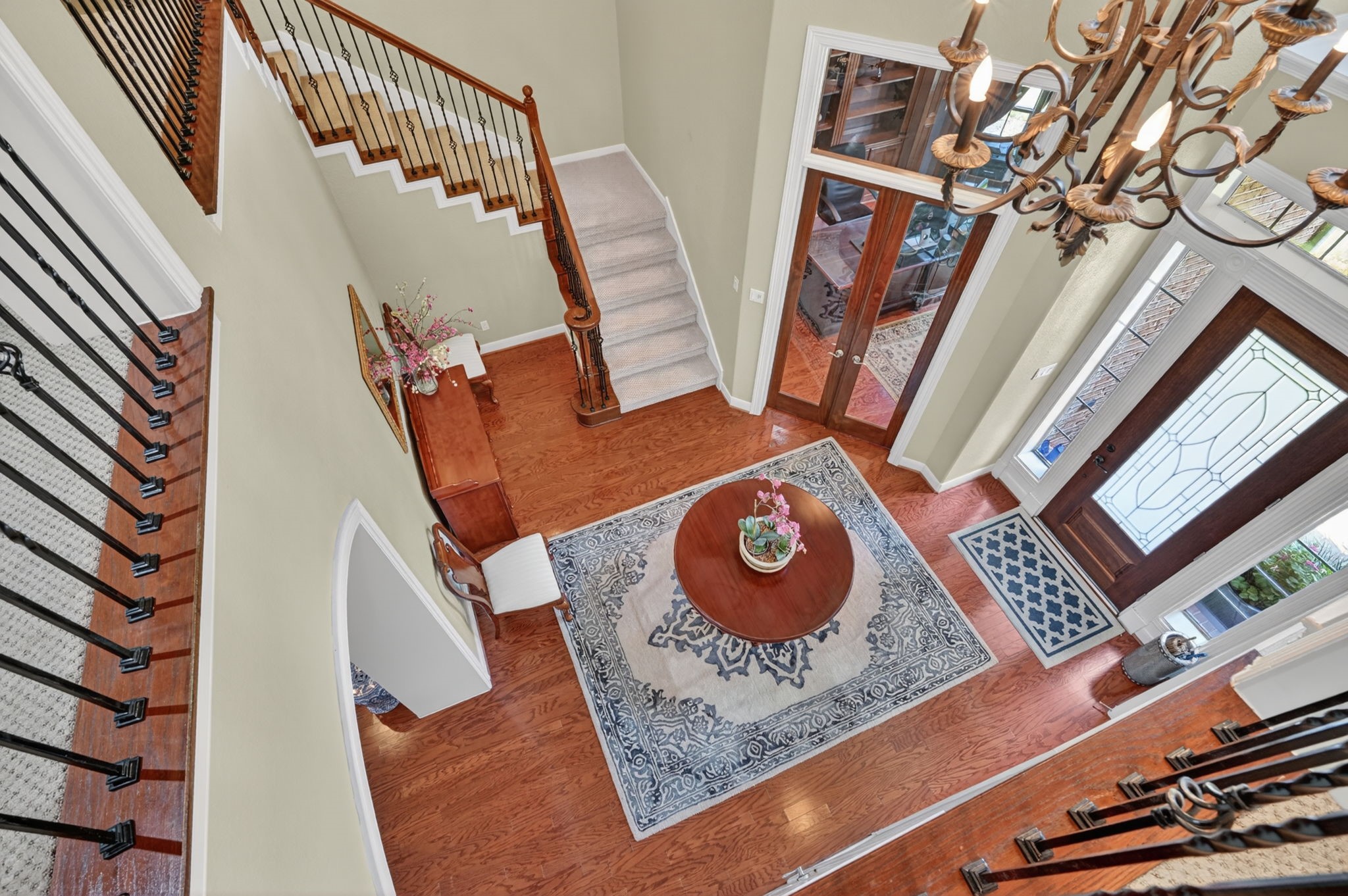 15 White Meadow Court Spring, TX 77379 - Photo 4 of 48 Entrance Foyer view from second level. Great presentation area.
