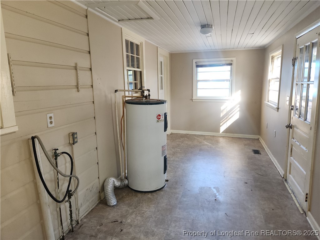 231 Pinecrest Drive Fayetteville, NC 28305 - Photo 7 of 8 a view of a storage & utility room with windows
