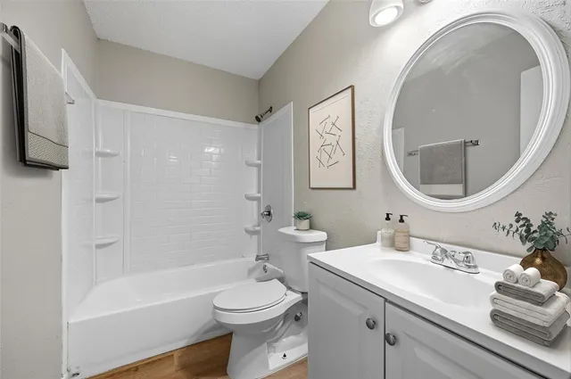 an aerial view of city and lake view