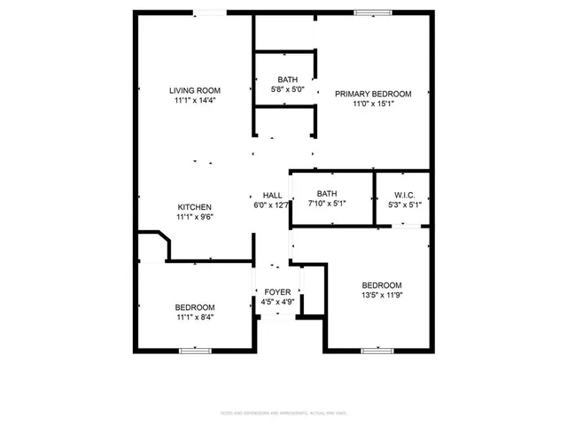 a bedroom with bed and a window