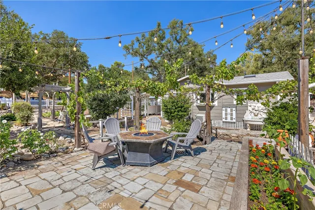 a outdoor space view with a sitting space