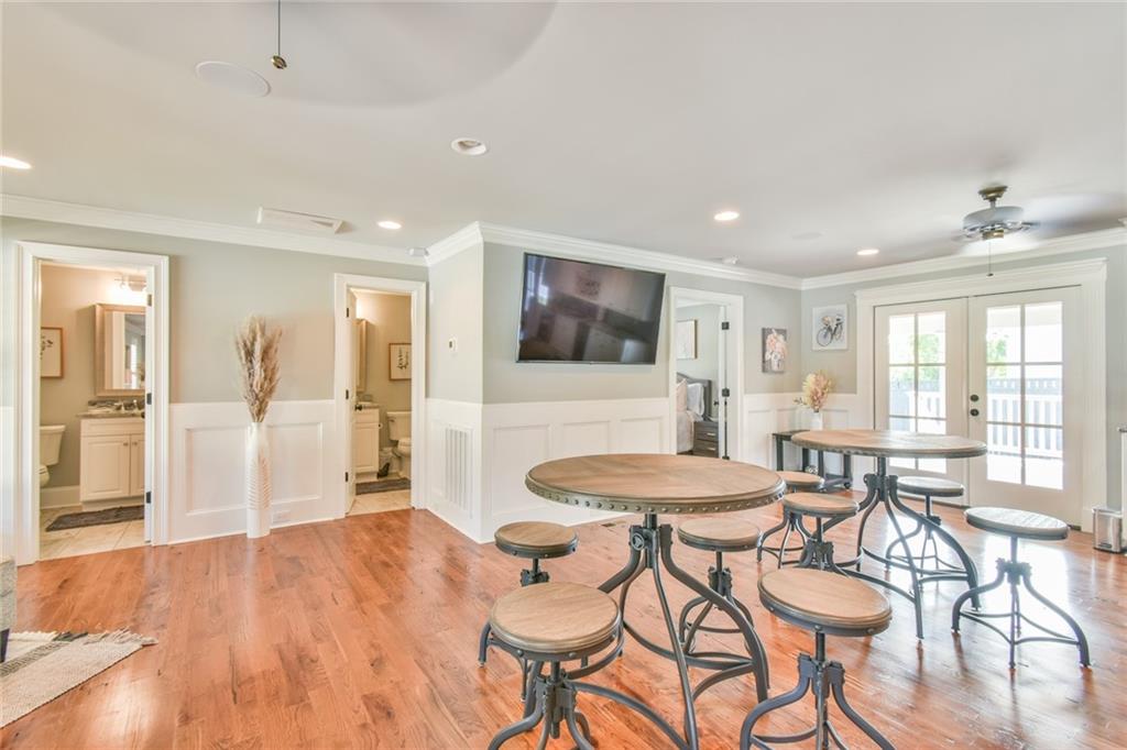 1060 A Bertram Road Augusta, GA 30909 - Photo 12 of 30 a view of a dining room with furniture and wooden floor