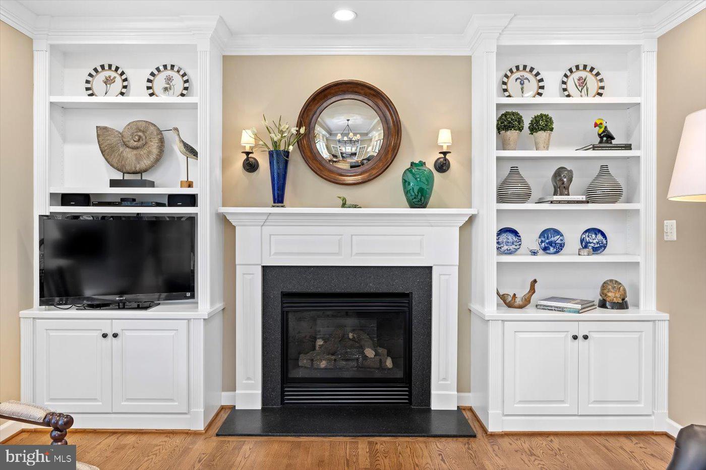 10042 Cedar Spring Lane Culpeper, VA 22701 - Photo 39 of 111 Gas fireplace with mantel and built-ins