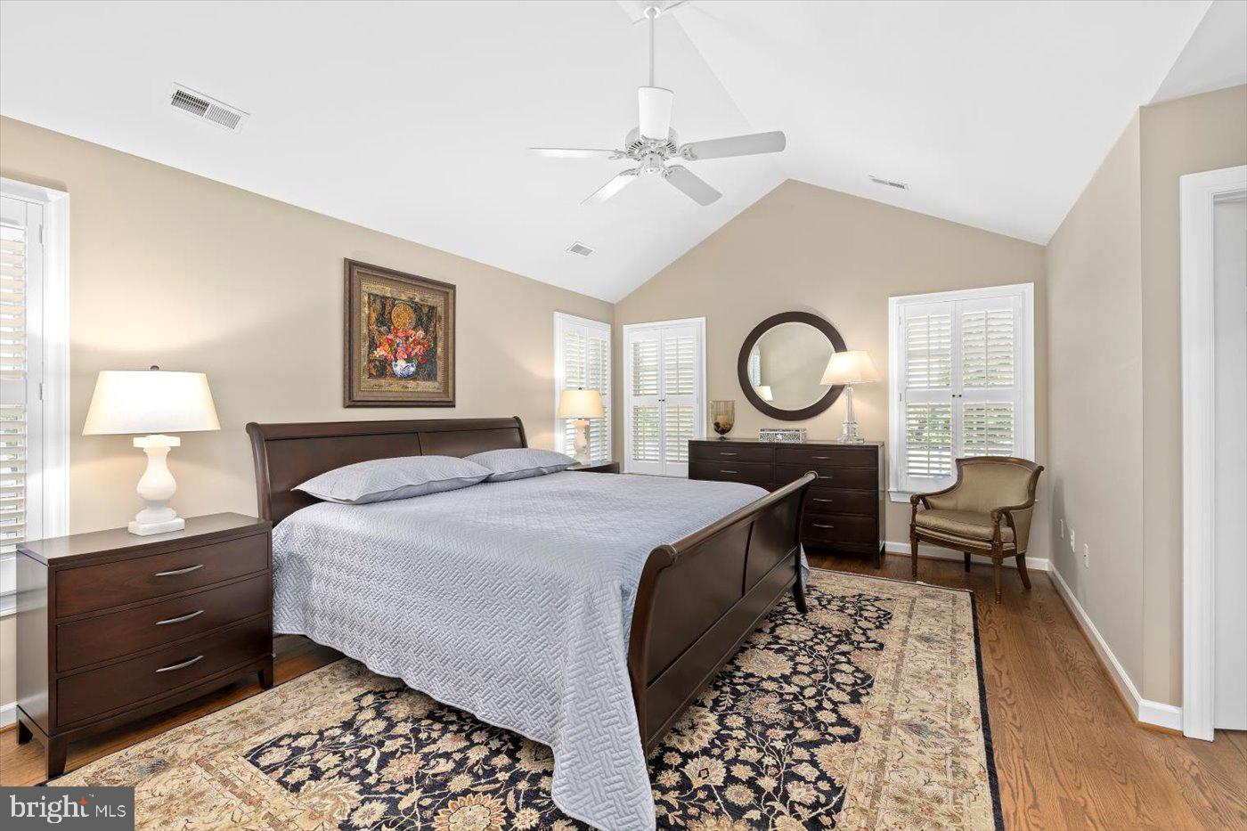 10042 Cedar Spring Lane Culpeper, VA 22701 - Photo 51 of 111 Upper level primary suite with vaulted ceilings