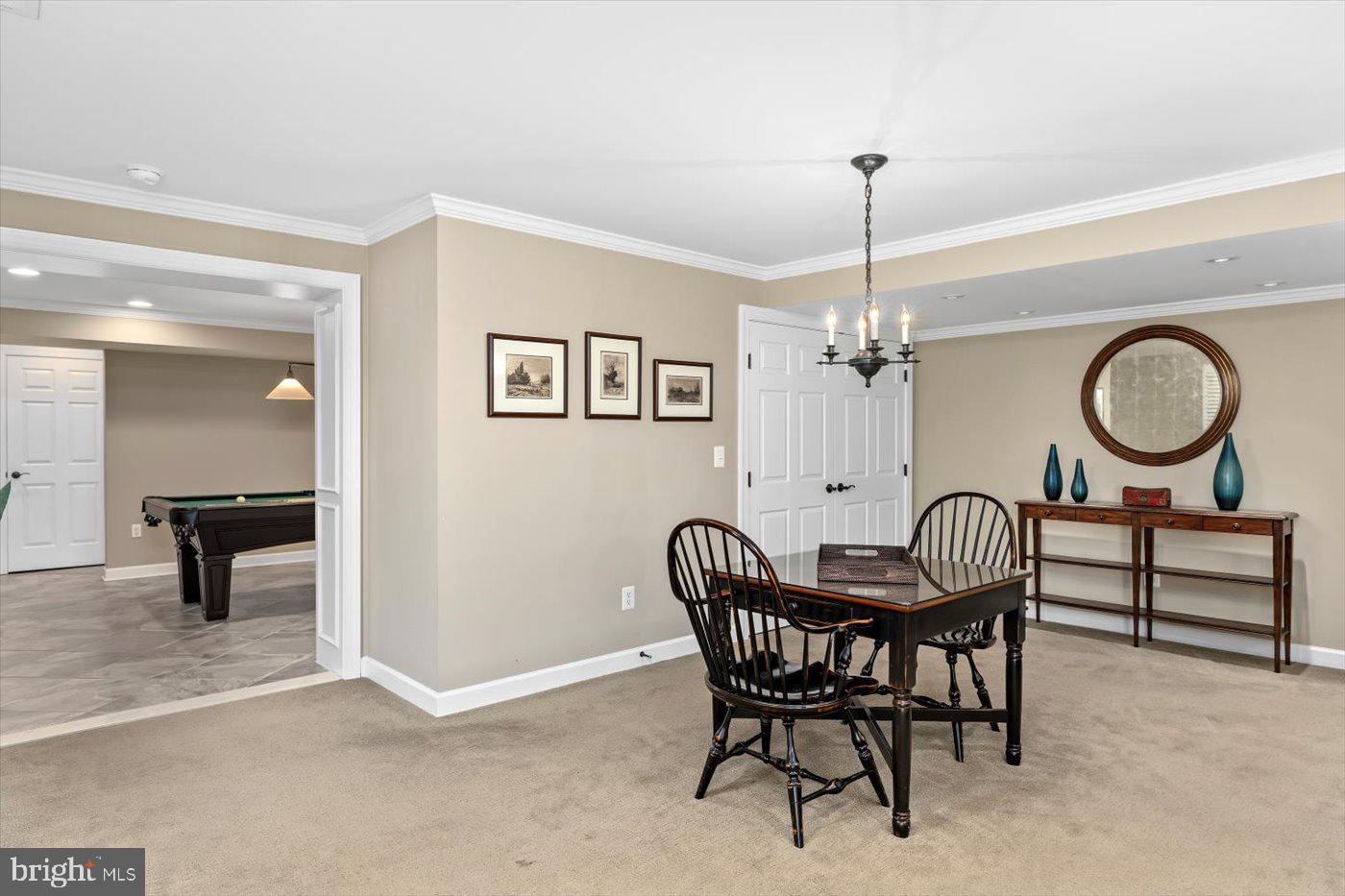 10042 Cedar Spring Lane Culpeper, VA 22701 - Photo 62 of 111 Carpet flooring in the rec room