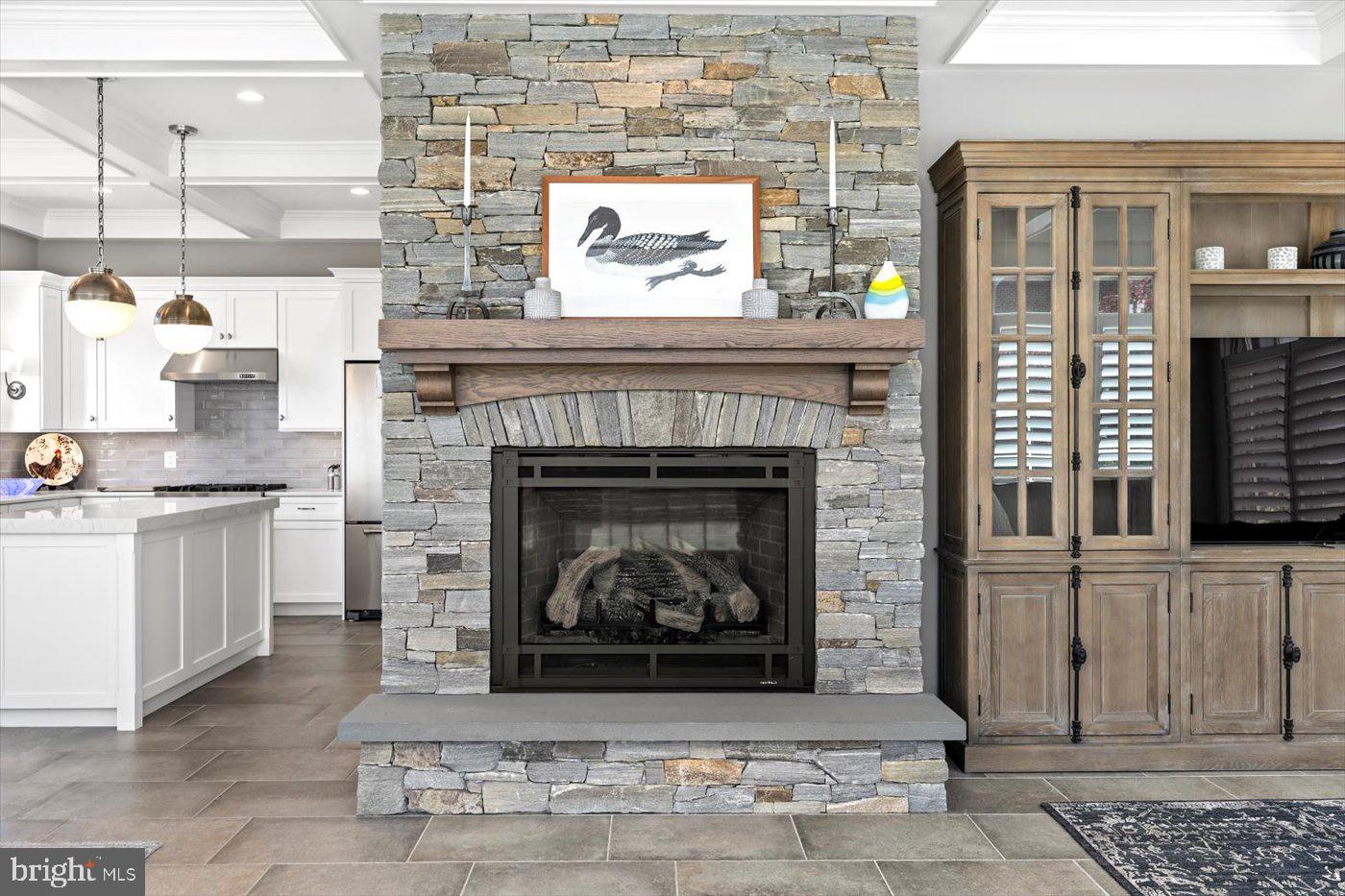 10042 Cedar Spring Lane Culpeper, VA 22701 - Photo 84 of 111 A stone surrounded 6 ft wide fireplace