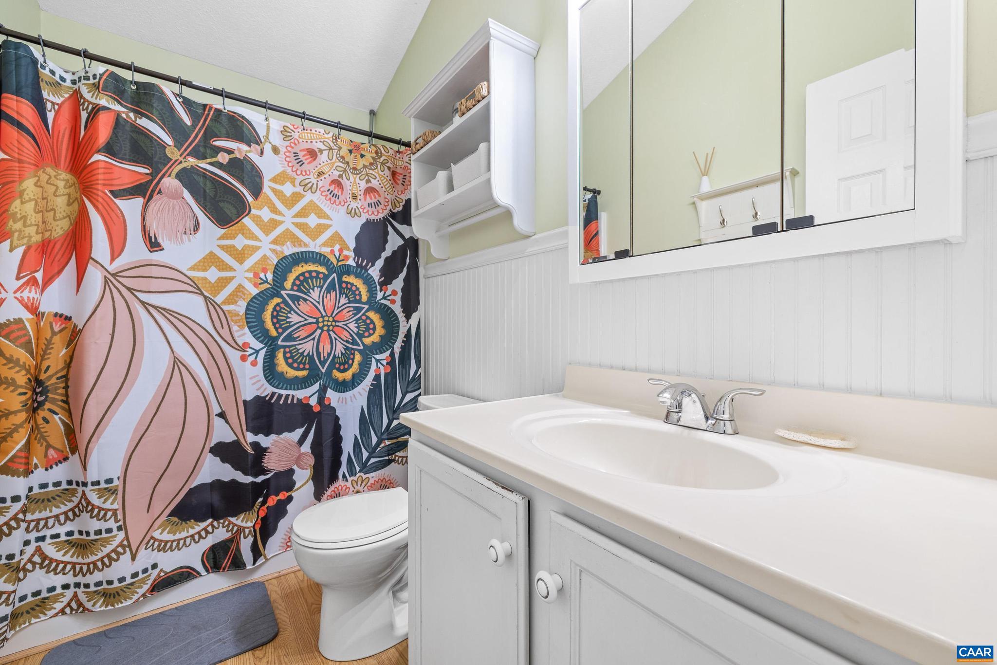 21 Ashton Road Palmyra, VA 22963 - Photo 22 of 35 a bathroom with a sink a toilet and a mirror
