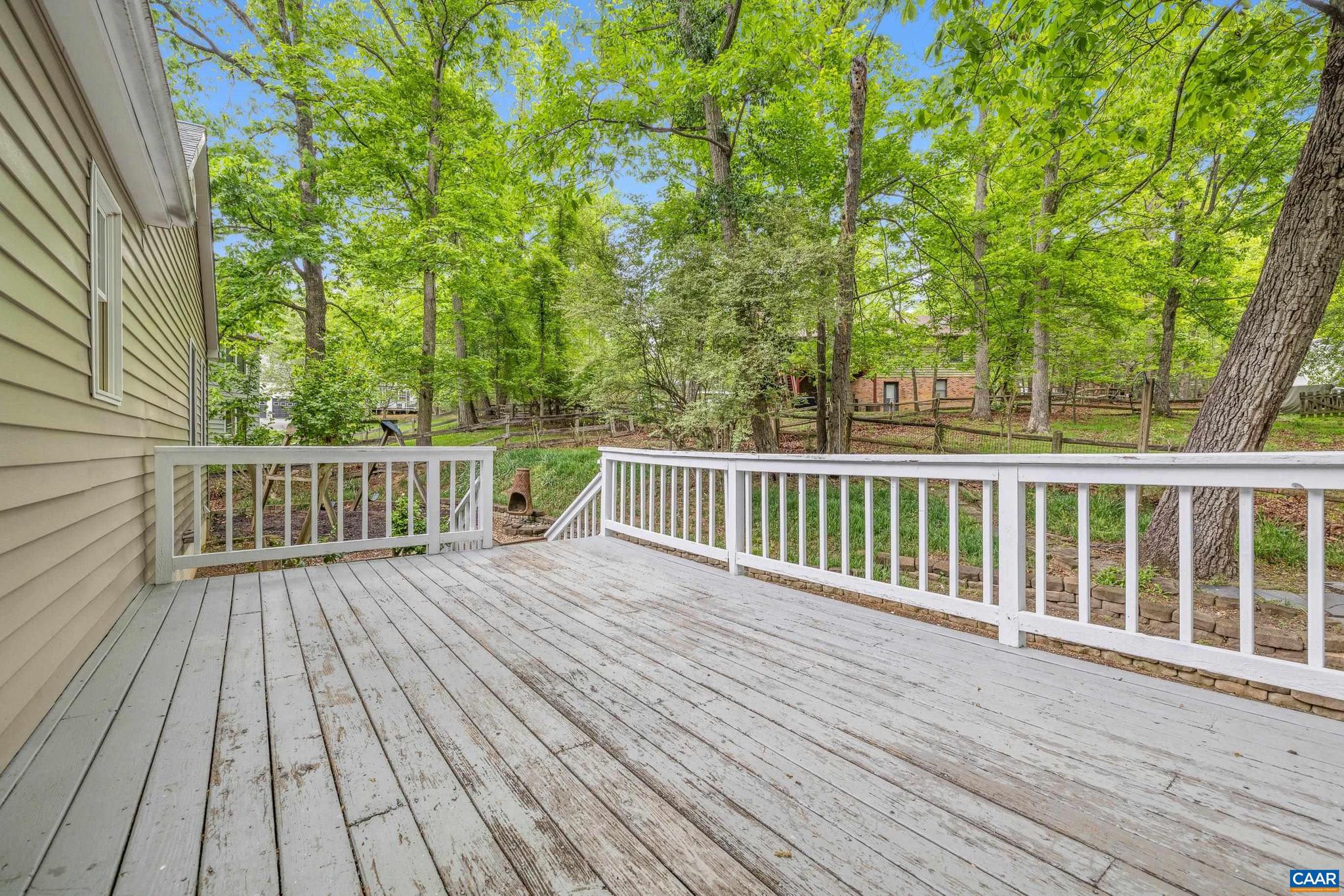 21 Ashton Road Palmyra, VA 22963 - Photo 28 of 35 a view of deck with wooden floor and fence
