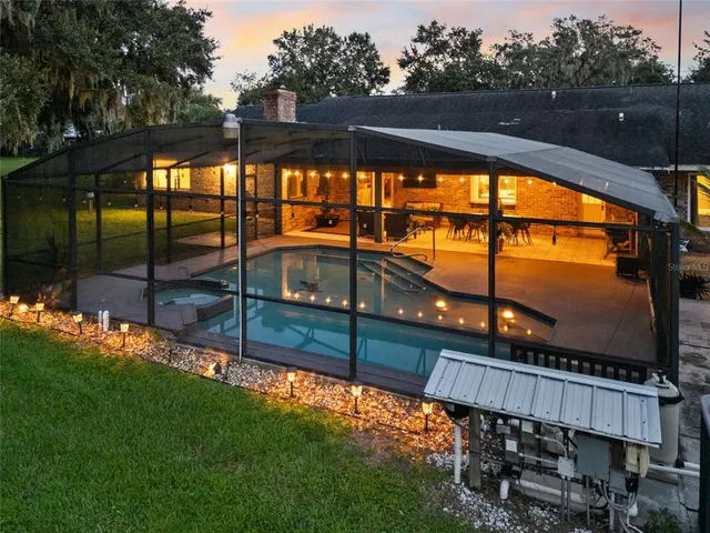 a view of outdoor space with garden