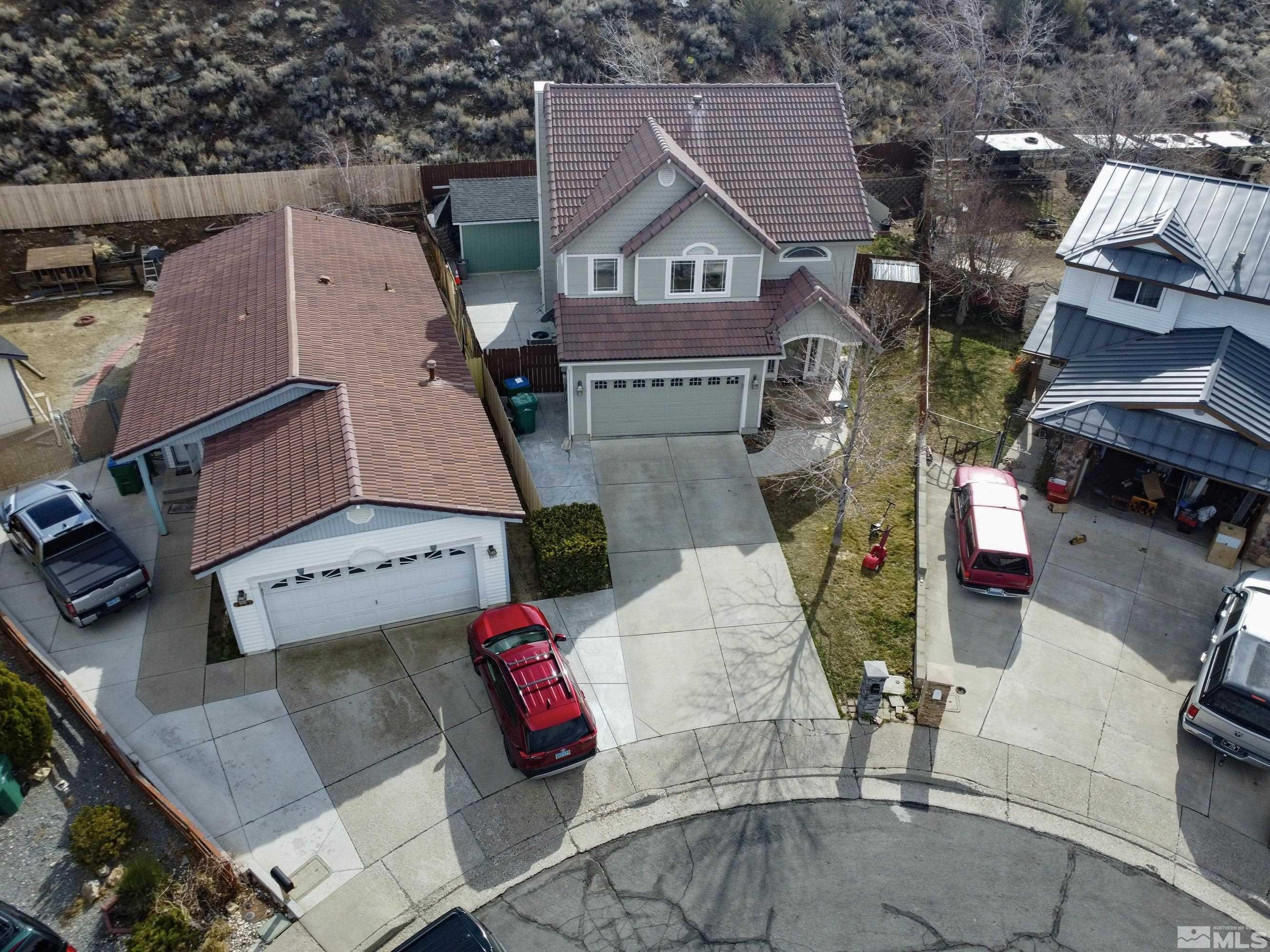 6750 Peppermint Court Reno, NV 89506 - Photo 32 of 33 an aerial view of a house with outdoor space
