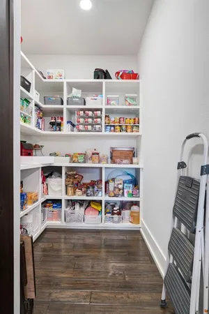 a view of workspace with baby toys