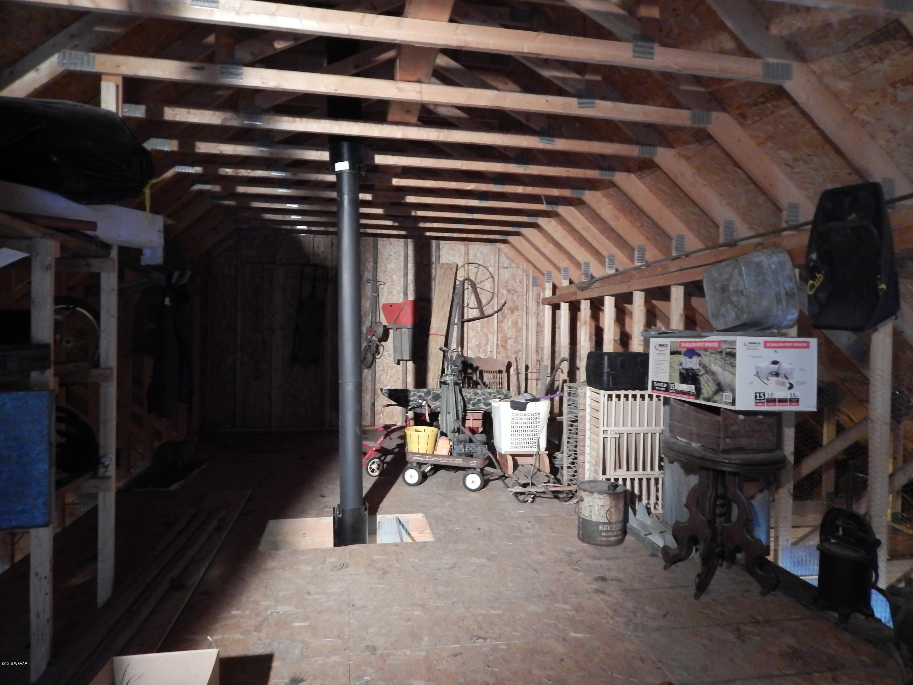 106 Pentz Road New Columbia, PA 17856 - Photo 33 of 45 Overhead storage with stairs