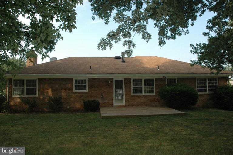 rear of home