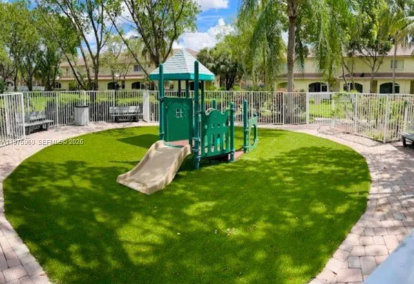 a view of a backyard with a garden